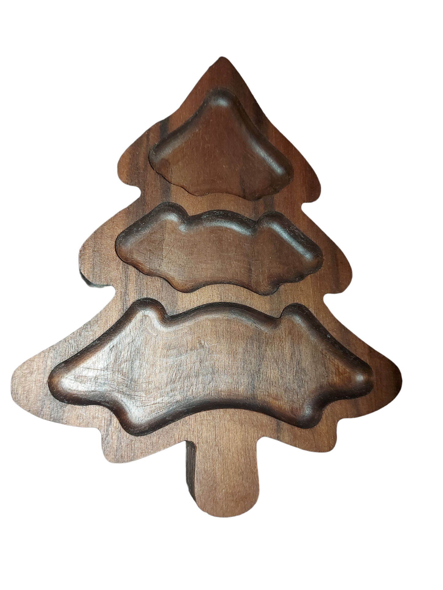 Christmas tree candy tray