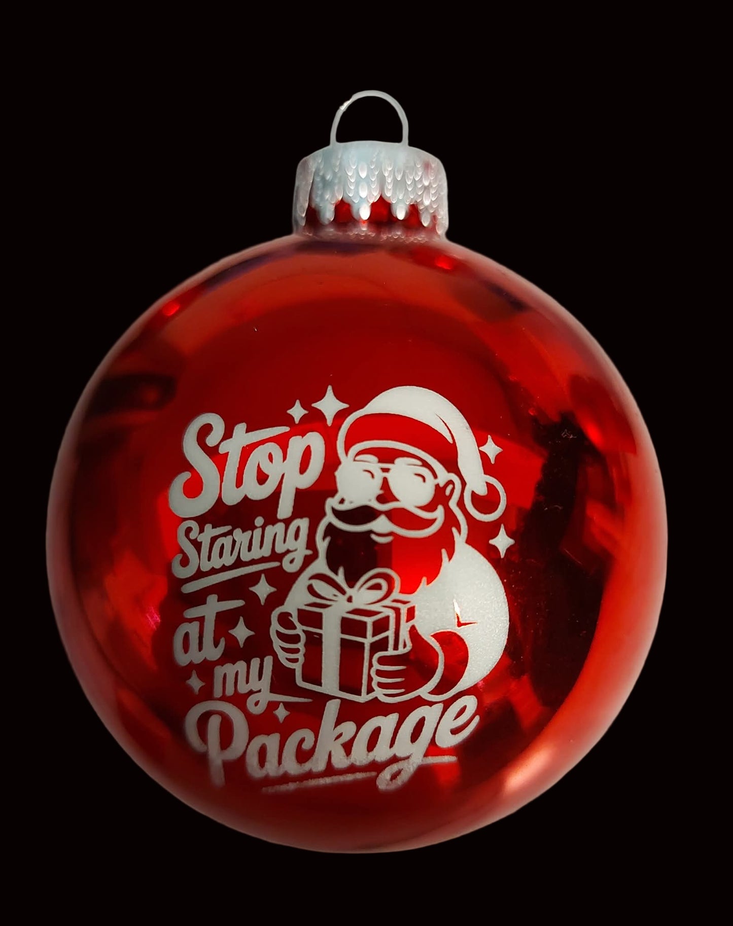 Naughty Christmas Tree Bulb