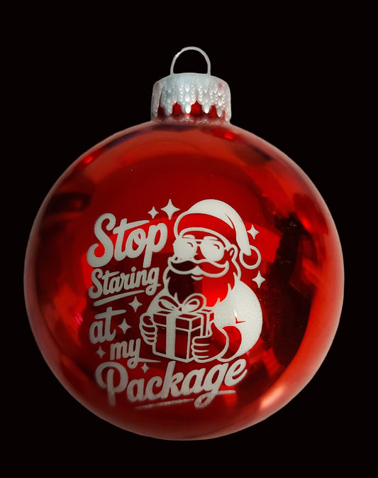 Naughty Christmas Tree Bulb